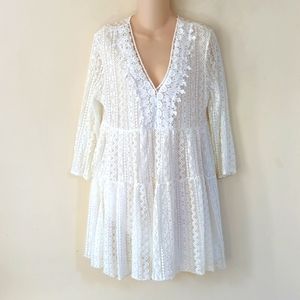 Piazza Del Tempio Italian Lace Dress